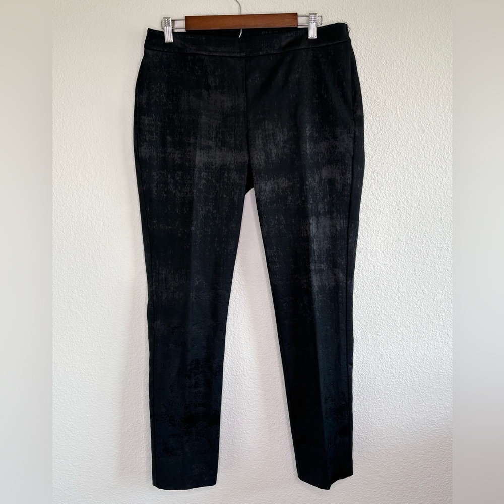 EILEEN FISHER Women’s Trouser Pants Size 10 Black Tapered Business Casual Office
